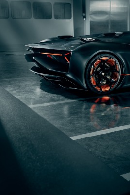 lamborghini спорткар вид сбоку