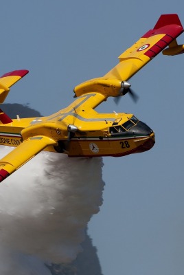 самолет пожарный полет вода