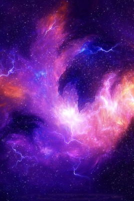 туманность звезды космос свечение