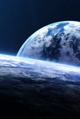 планета атмосфера космос облака звезды