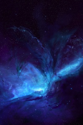 галактика туманность звезды космос
