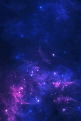 космос туманность звезды фиолетовый