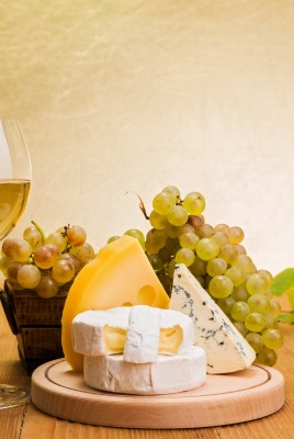 вино виноград сыр
