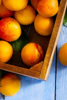 еда персики фрукты