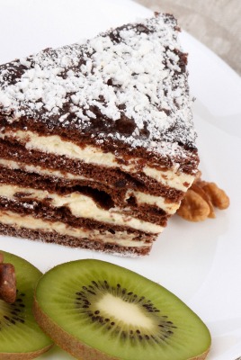 еда торт киви food cake kiwi