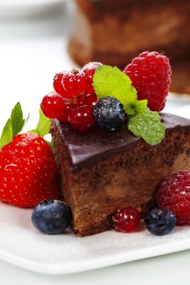 еда торт клубника черника смородина пирог food cake strawberry blueberries currant pie