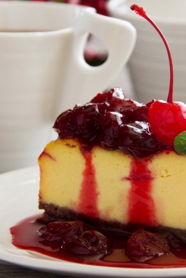 чизкейк вишня cheesecake cherry