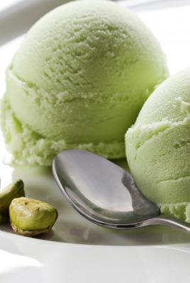 мороженое шарики фисташковое ice cream balls pistachio