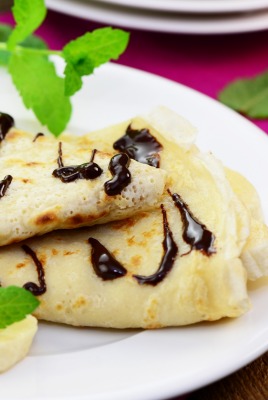 еда блины шоколад food pancakes chocolate