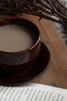чашка какао завтрак