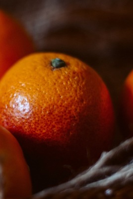 мандарин корзина спелый цитрус