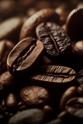 кофейные зерна кофе зёрна макро