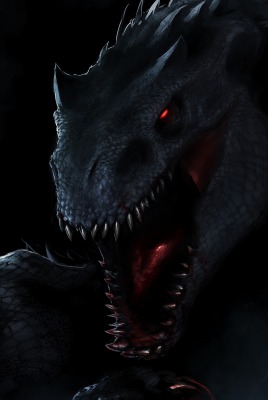 дракон черный зубы