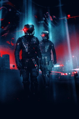 полиция киберпанк будущее