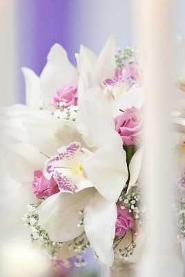свадебный букет белые цветы