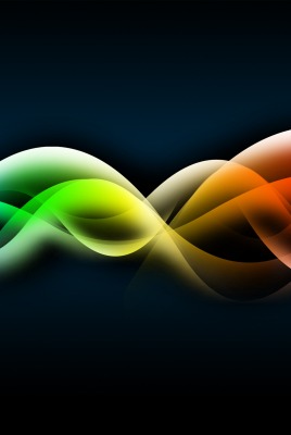 Абстрактные цветные волны