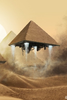 взлетающие пирамиды