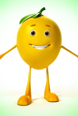 графика лимон лицо