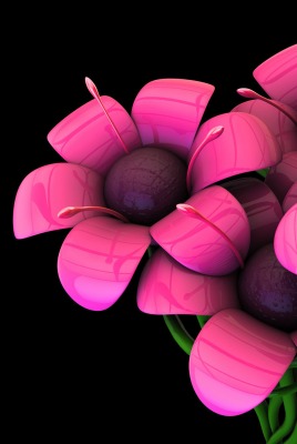 графика цветы 3D