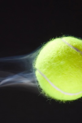 мяч теннис дым скорость