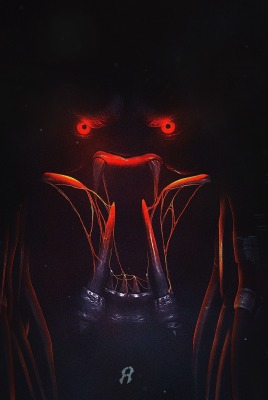 чудовище демон темнота