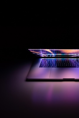 ноутбук apple macbook свечение цвета