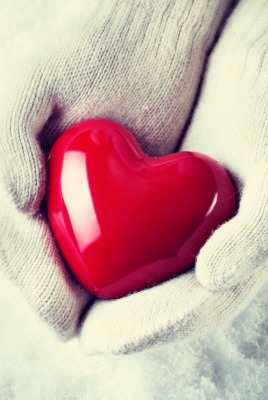 сердце рукавицы