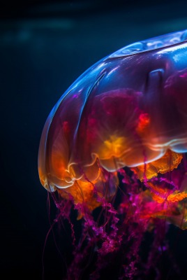 медуза краски фон компьютерная графика