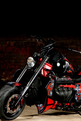 красный черный мотоциклы
