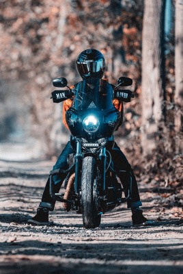 мотоциклист дорога байкеры