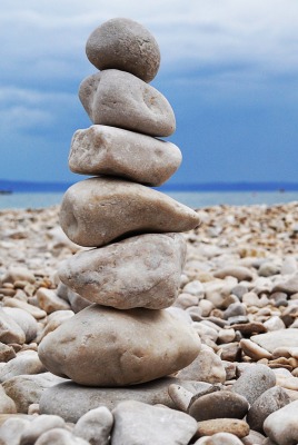 природа камни море горизонт nature stones sea horizon