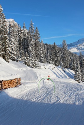 зима снег горы winter snow mountains