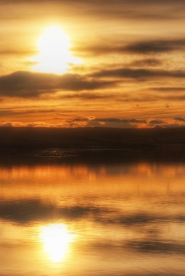 закат солнце озеро sunset the sun lake