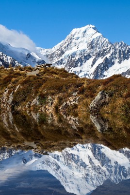 природа горы скалы река отражение nature mountains rock river reflection