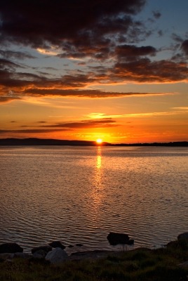 закат озеро sunset the lake