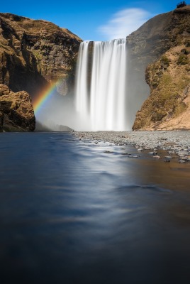 водопад радуга