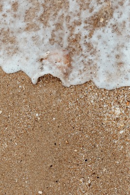 песок волна пена