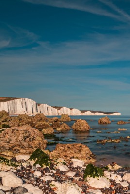 камни скалы берег море