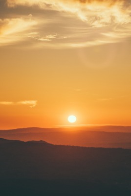 закат горизонт пейзаж