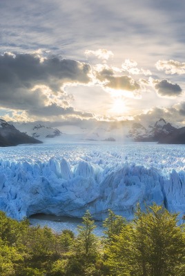 природа горы лед ледник