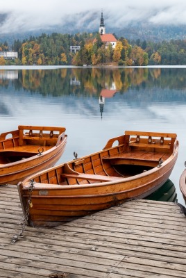 лодки причал озеро