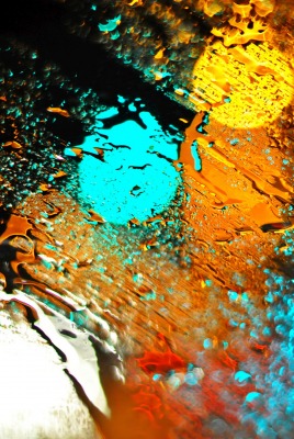 свет лужа капли вода отражение light puddle drops water reflection