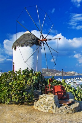 Греция остров мельница