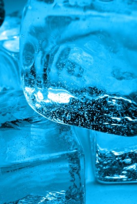 лед кубики вода