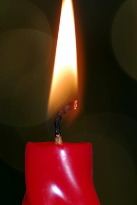 свеча огонь свет тепло