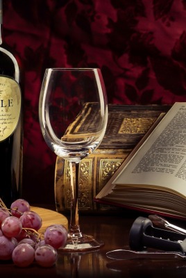 вино виноград книга штопор бокал