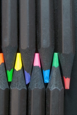 цветные карандаши яркие креатив