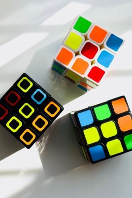 кубики цветные
