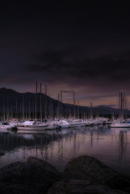 лодки ночь