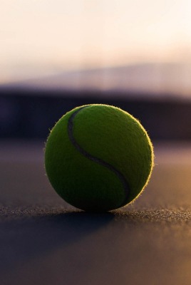 теннисный мяч закат размытость